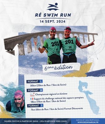 Samedi 14 Septembre : Ré SwimRun 2024