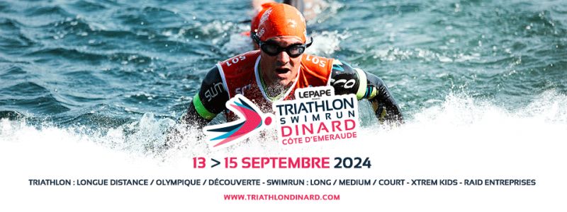 Du 13 au 15 Septembre : Triathlon SwimRun Dinard Côte d'Emeraude - Lepape